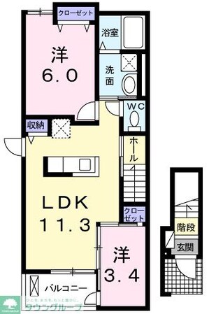 メルクの物件間取画像